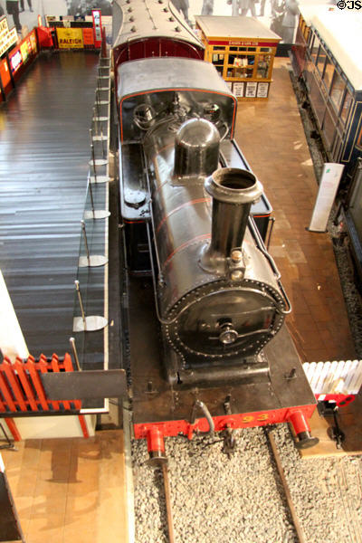 Great Northern Railways (Ireland) steam locomotive no. 93 'Sutton' (1895) at Ulster Transport Museum. Belfast, Northern Ireland.