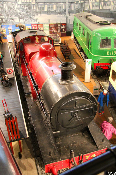 LMS NCC steam locomotive no. 74 'Dunluce Castle' (1924) at Ulster Transport Museum. Belfast, Northern Ireland.