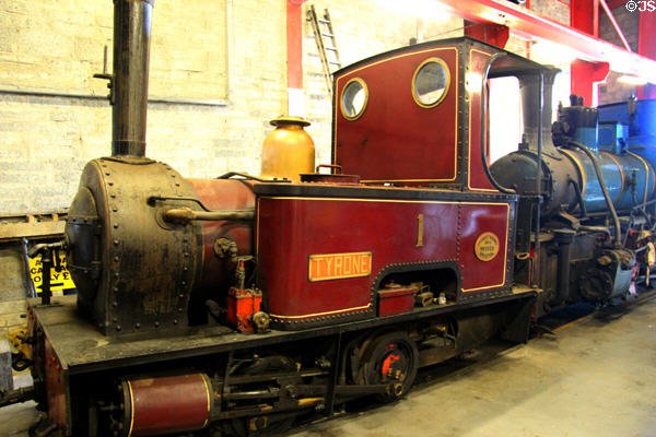 Tyrone steam locomotive #1026 (1904) by Peckett & Sons of Bristol at Giant's Causeway & Bushmills Railway. Northern Ireland.