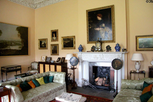 Parlor at Florence Court. Enniskillen, Northern Ireland.