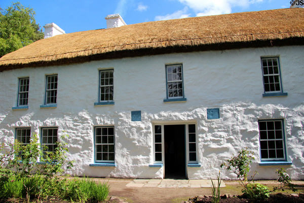 Campbell House (1786) at Ulster American Folk Park. Omagh, Northern Ireland.