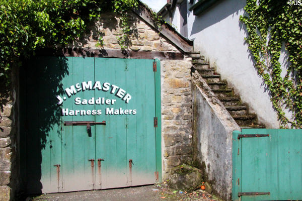 J McMaster Saddler at Ulster American Folk Park. Omagh, Northern Ireland.