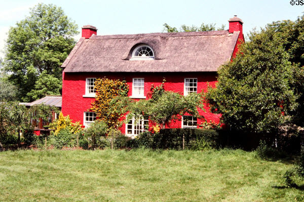 Thatched country cottage near village of Belleek. Northern Ireland.