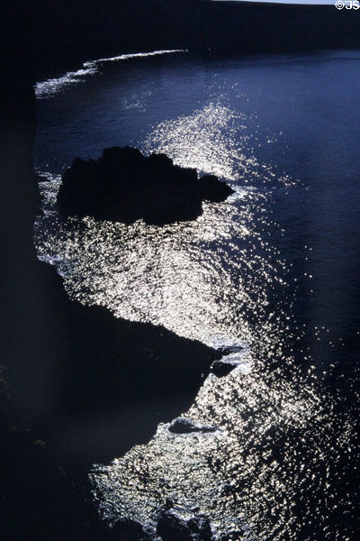 Carrick-a-rede rocks on sea of Giant's Causeway coast. Northern Ireland.