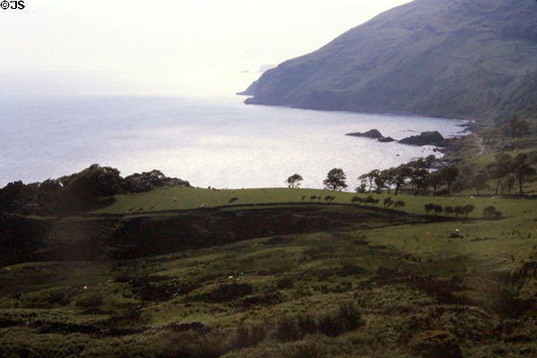 Murlough Bay along Giant's Causeway coast. Northern Ireland.