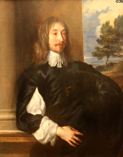 Sir William Killigrew portrait (1638) by Anthony van Dyck at Tate Britain. London, United Kingdom.