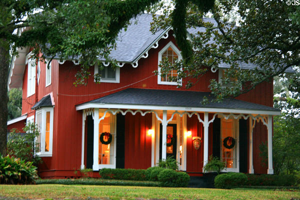 R.C. Macy House (1867) (1569 Dauphin St.). Mobile, AL. Style: Carpenter Gothic. Architect: Andrew Jackson Downing.