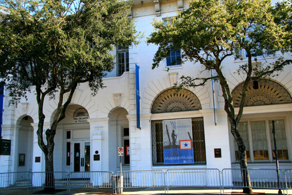 Facade of Mobile Museum. Mobile, AL.