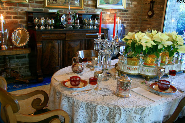 Informal dining area of Bellingrath House. Theodore, AL.