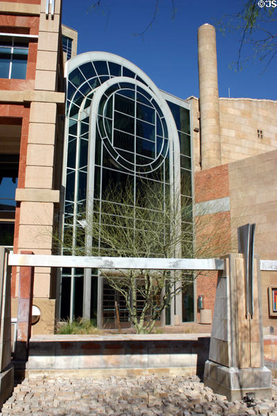 Atrium exterior of Phoenix City Hall. Phoenix, AZ.