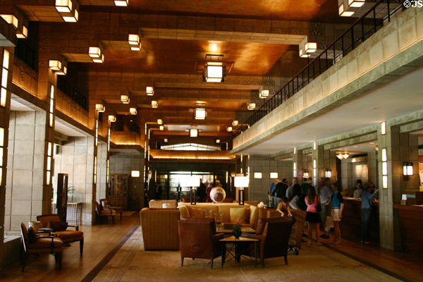 Lobby of Arizona Biltmore Hotel. Phoenix, AZ.