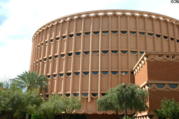 ASU Music Building overview. Tempe, AZ.