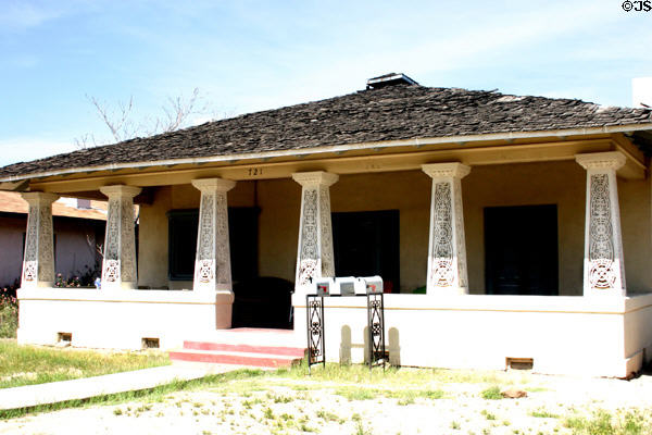 Residence (1905) (721 E. University Blvd.). Tucson, AZ. Style: Sullivanesque. Architect: Henry C. Trost.