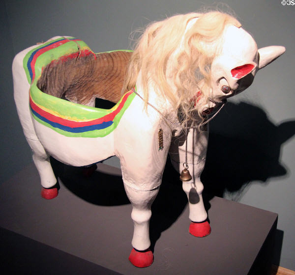 Mexican body horse from St. James Santiaguito Dance (early 20thC) at Tucson Museum of Art. Tucson, AZ.