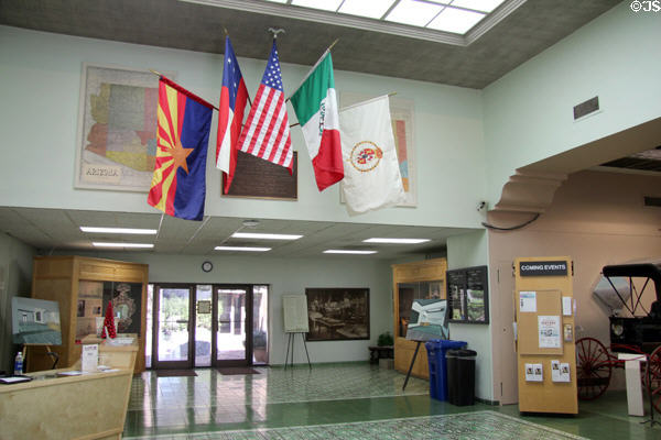 Entrance lobby at Arizona History Museum. Tucson, AZ.