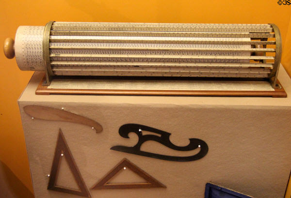 Rotary slide rule at Arizona History Museum. Tucson, AZ.