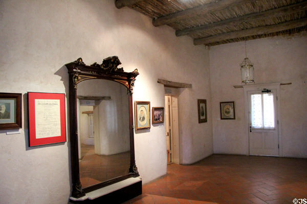 Central hall at Sosa-Carrillo-Frémont House. Tucson, AZ.