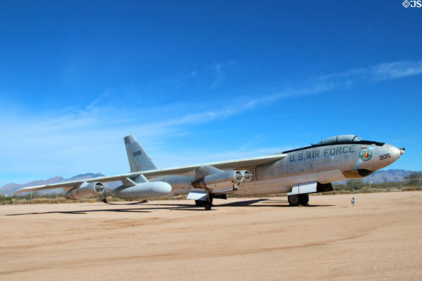 Boeing Stratojet EB-47E electronic warfare jet (1947-64) at Pima Air & Space Museum. Tucson, AZ.