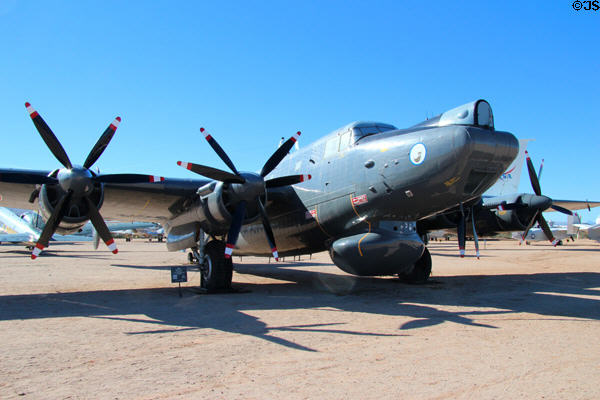 Avro Shackleton AEW.Mk.2 British airborne early warning plane (1951-91) at Pima Air & Space Museum. Tucson, AZ.