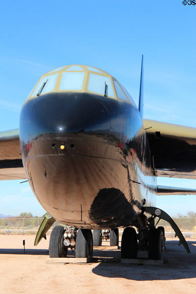 Boeing Stratofortress B-52D bomber (1956-83) at Pima Air & Space Museum. Tucson, AZ.