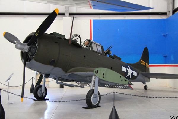 Douglas Banshee A-24B (U.S. Army version of Dauntless) dive bomber (1940-WWII) at Pima Air & Space Museum. Tucson, AZ.