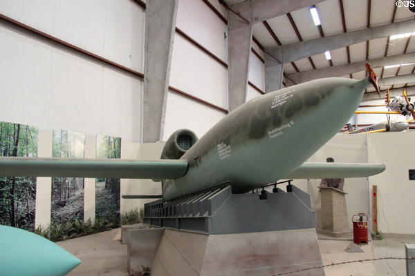 Fieseler Hoellenhund V-1 Fi103-A1 flying buzz bomb (1944) at Pima Air & Space Museum. Tucson, AZ.