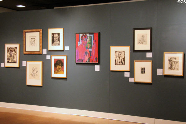Exhibition of art banned by Nazis in 1937 at University of Arizona Museum of Art. Tucson, AZ.