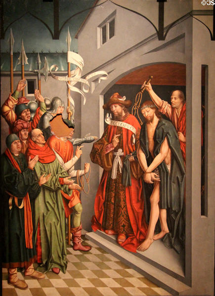 Ecce Homo painting (1480-8) by Fernando Gallego at University of Arizona Museum of Art. Tucson, AZ.