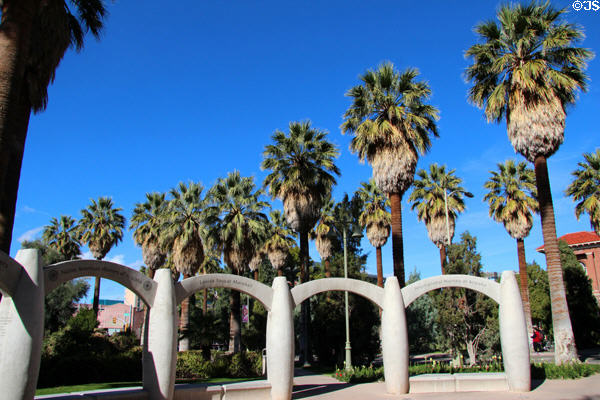 Native American Woman of Arizona memorial at University of Arizona. Tucson, AZ.
