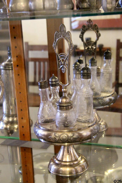 Castor cruet set at Tombstone Courthouse Museum. Tombstone, AZ.