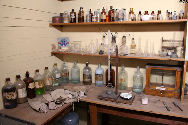 Mining assay lab at Tombstone Courthouse Museum. Tombstone, AZ.