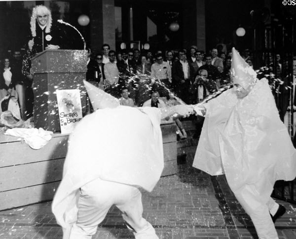 Hijinx at University of California Berkeley (1964). CA.