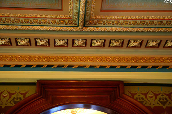 Decorative details in Crocker Art Museum. Sacramento, CA.