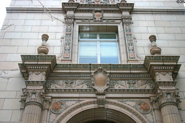 U.S. Post Office tile work detail. San Jose, CA.