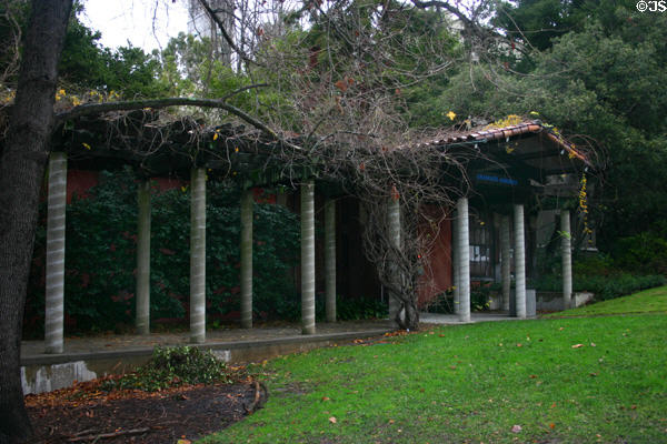 Former California Pelican building (1957) now Anthony Hall, housed humor magazine started (1903) by Earl C. Anthony at UC Berkeley. Berkeley, CA. Architect: Joseph Esherick.