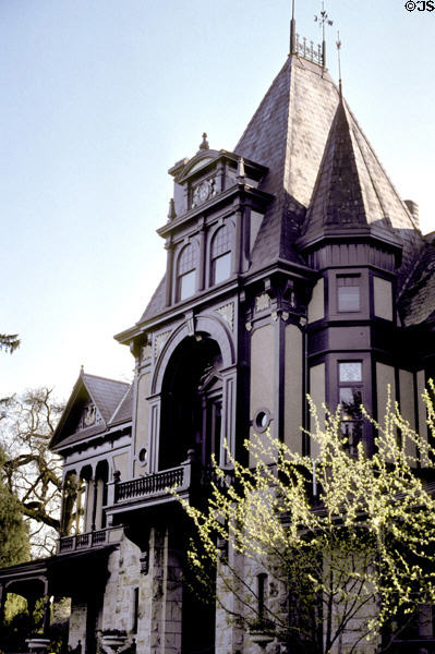 Estate house of Beringer wines in Napa Valley. St Helena, CA. On National Register.
