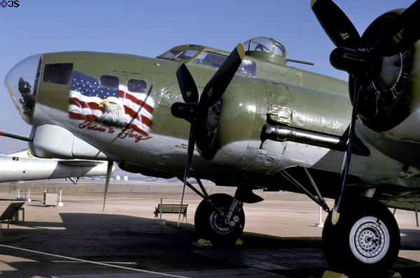Boeing B-17G Flying Fortress (1944) at March Field Air Museum. CA.