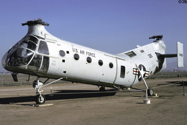 Piasecki H-21B Workhorse (1949) at March Field Air Museum. CA.