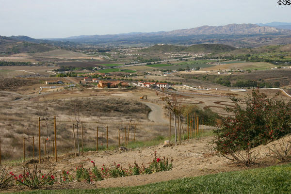 View of Simi Valley from hilltop of Reagan Museum. Simi Valley, CA.