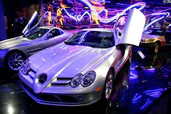 Mercedes Benz McLaren SLR (2005) at Petersen Automotive Museum. Los Angeles, CA.