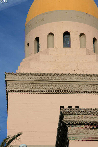 Decorative details of Shrine Auditorium. Los Angeles, CA.
