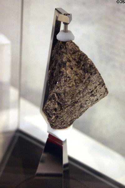 Moon rock at Nixon Library. Yorba Linda, CA.