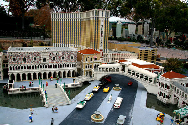 Lego Las Vegas at Legoland California. Carlsbad, CA.