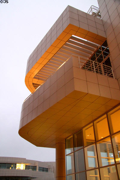 Balcony at J. Paul Getty Museum Center. Malibu, CA.