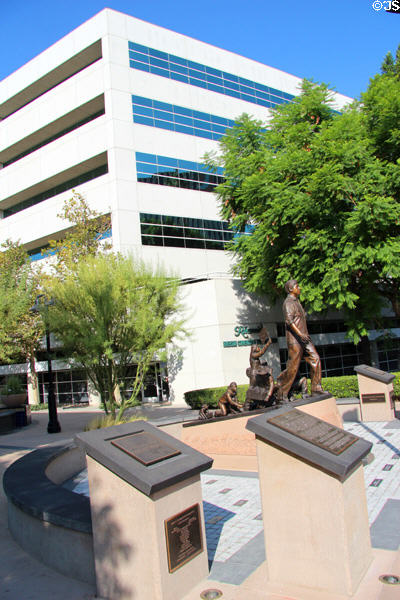 Riverside Convention & Visitor Center on Main St. Mall. Riverside, CA.