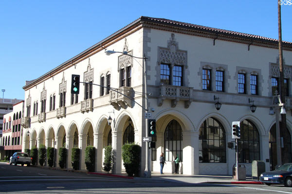 Arcade Building (former Security Title Insurance & Guaranty Co.) (1928) (3602 University Ave.). Riverside, CA. Style: Spanish Renaissance Revival. Architect: Walker and Eisen.