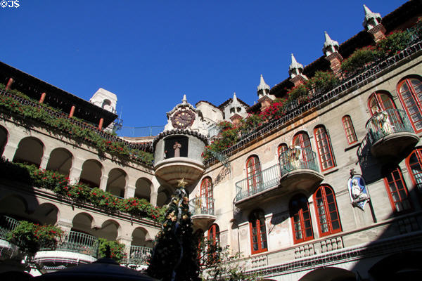 Courtyard at Mission Inn. Riverside, CA.