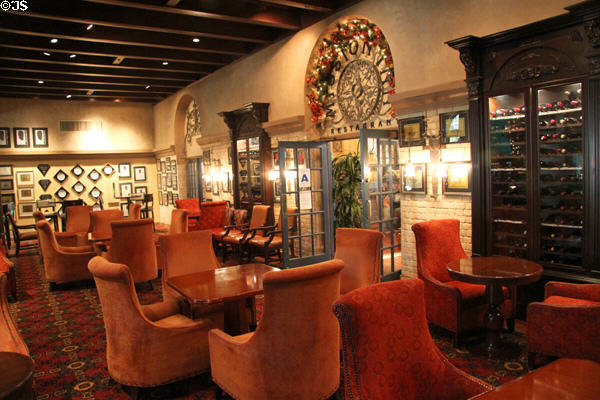 Lounge at Mission Inn. Riverside, CA.