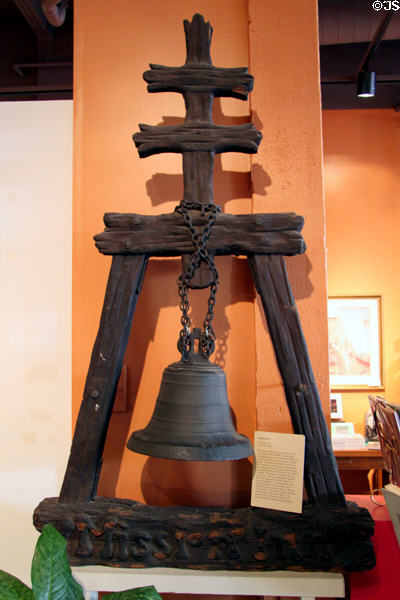 Raincross (c1915-30) symbol of & patented by Mission Inn & used throughout town of Riverside at Mission Inn Museum. Riverside, CA.