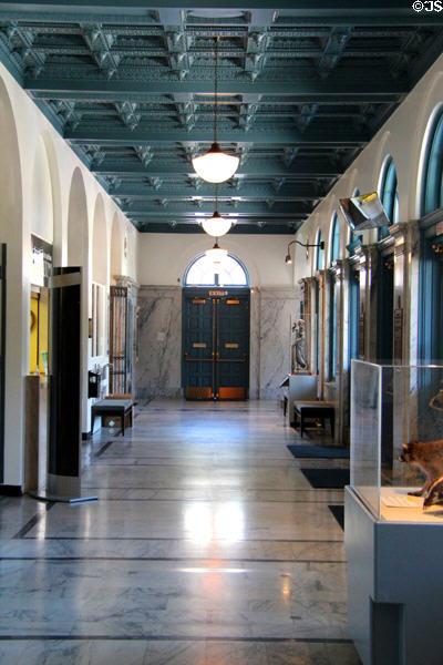 Lobby of Riverside Museum. Riverside, CA.